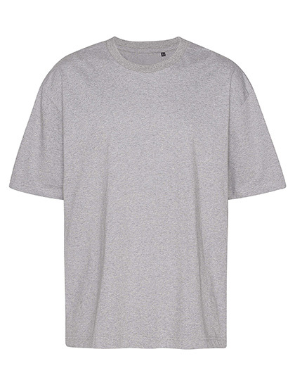 Oversized-T-Shirt - Größe: XS Logofarbe: Dunkelblau Textilfarbe: Sport Grey