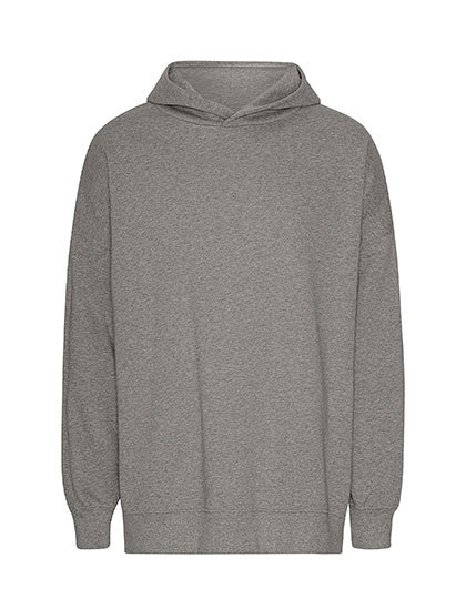 Oversized Hoodie - Größe: XS Logofarbe: Dunkelblau Textilfarbe: Sport Grey